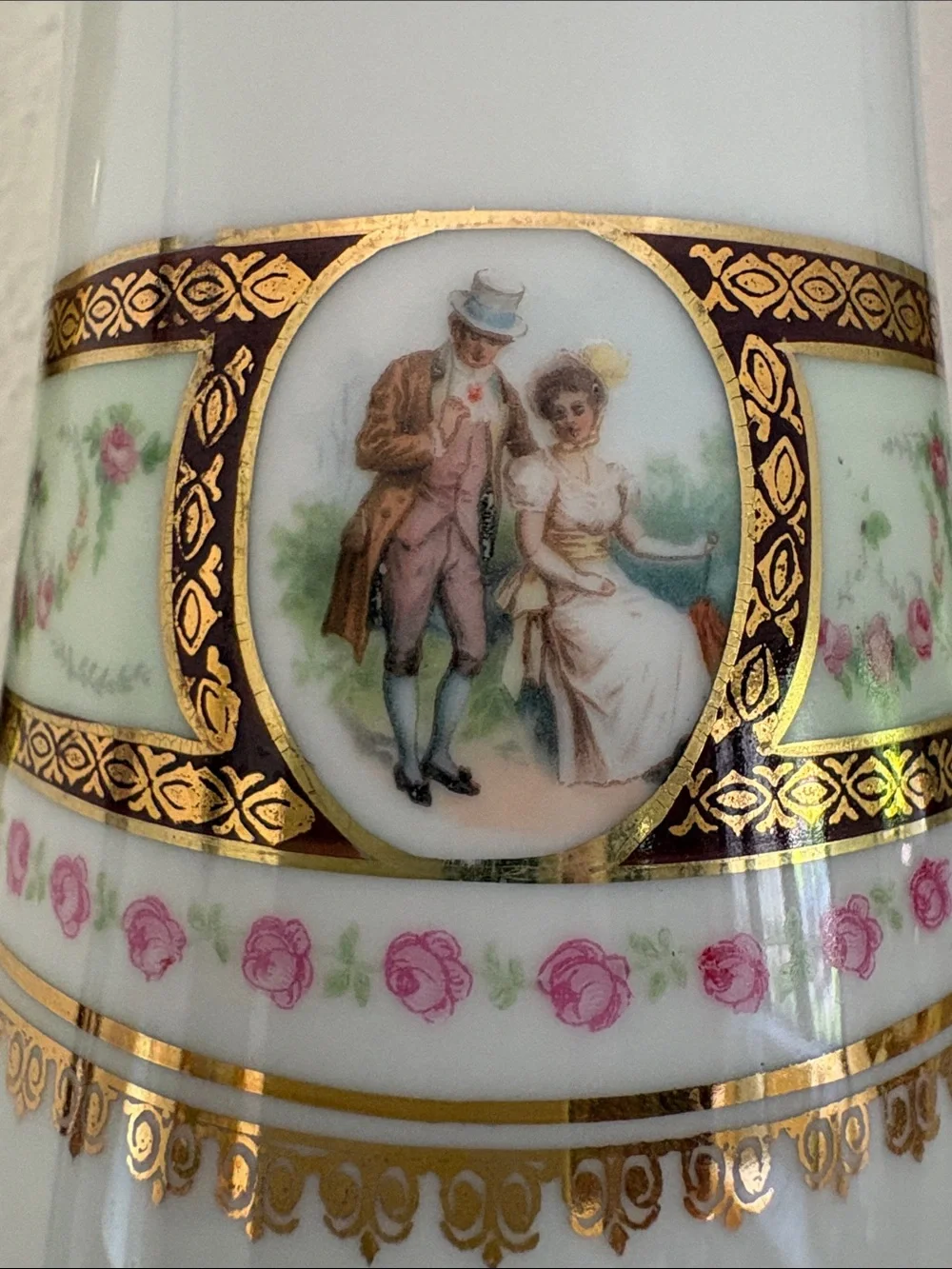 1895 Hohenzollern Chocolate Pot with lid.
